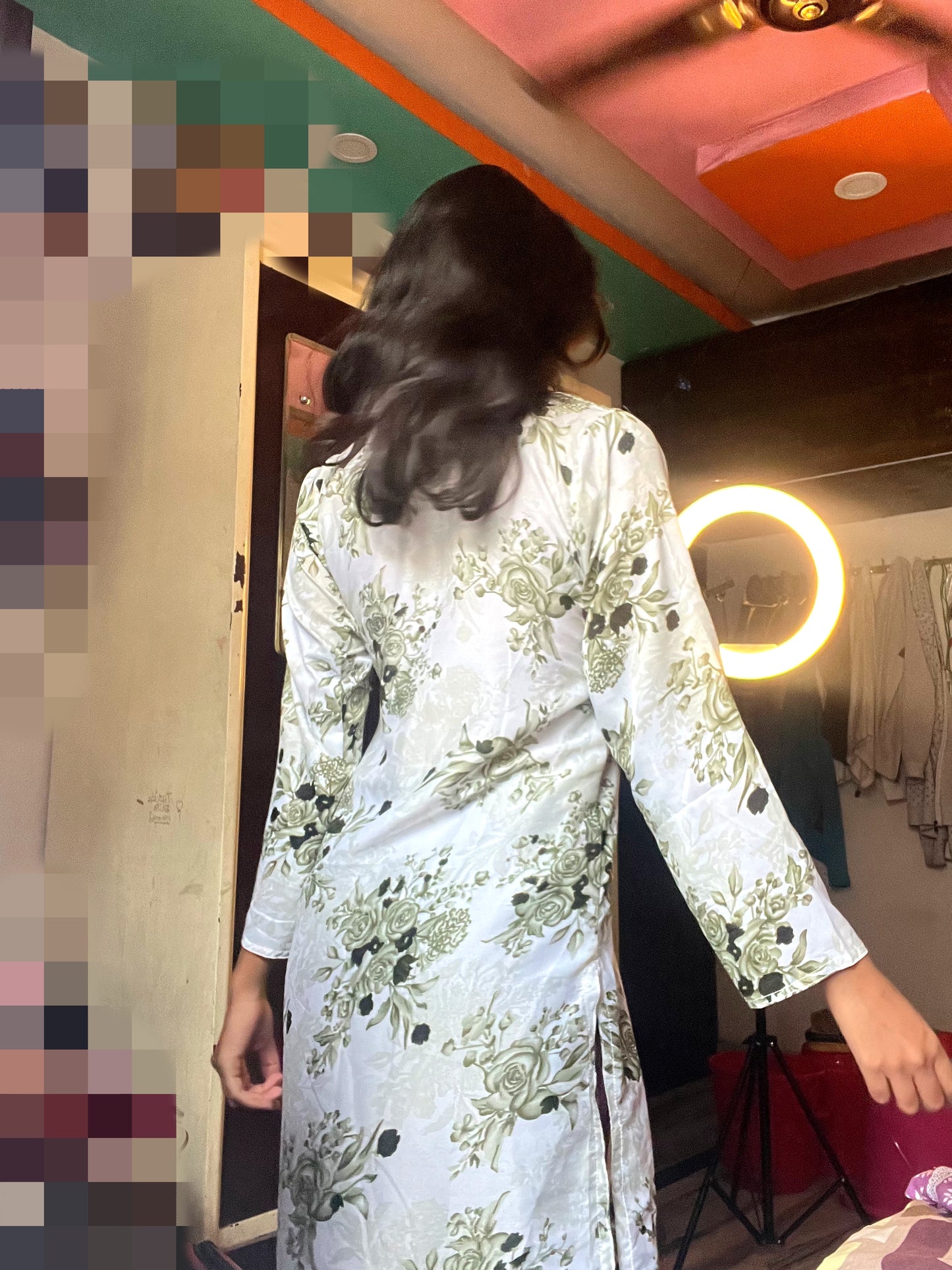 Olive Petal Kurti